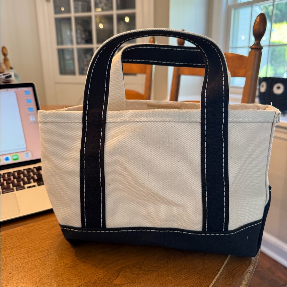 BRAND NEW LLBEAN MINI Tote Bag with Black Straps
